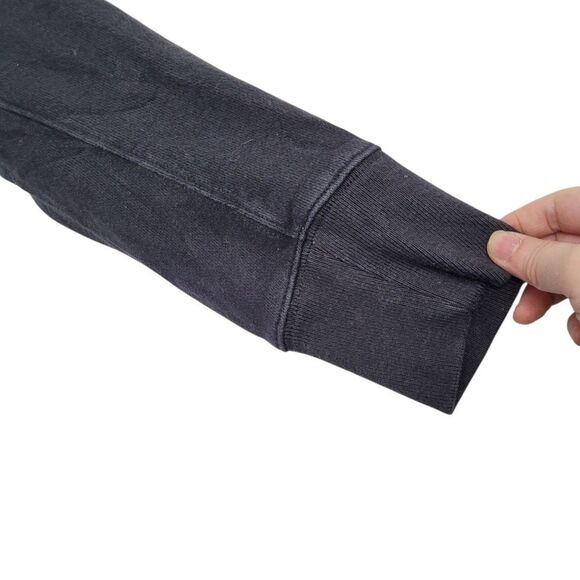 2/$20 Uniqlo Plain Black Crewneck Sweatshirt Top Size: XS - Picture 7 of 7